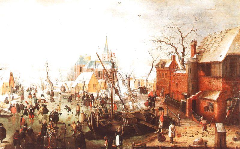 Winter Scene at Yselmuiden, Hendrick Avercamp